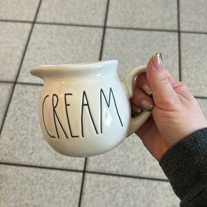 Rae Dunn cream jug.